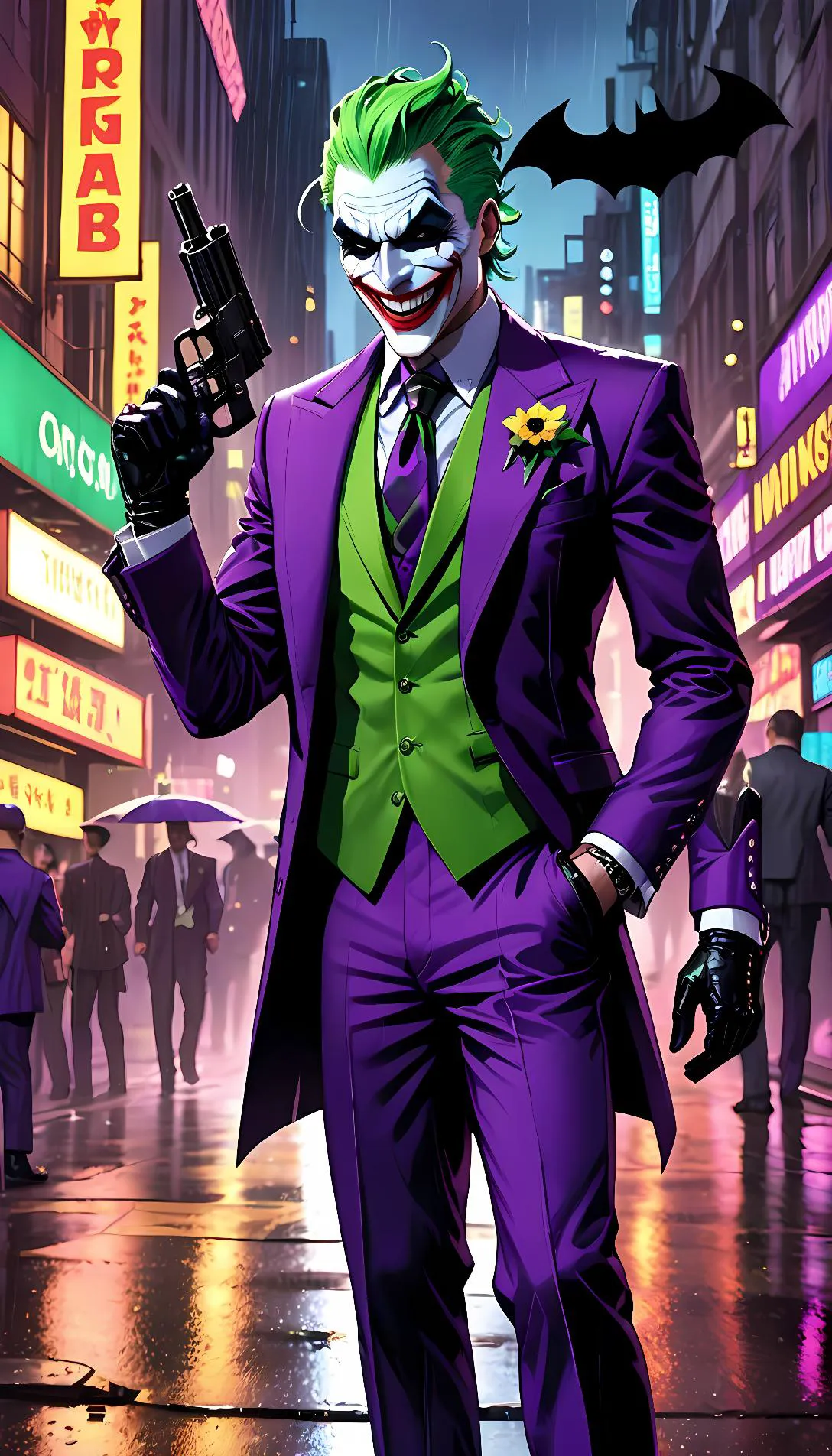 Chat with AI character: joker