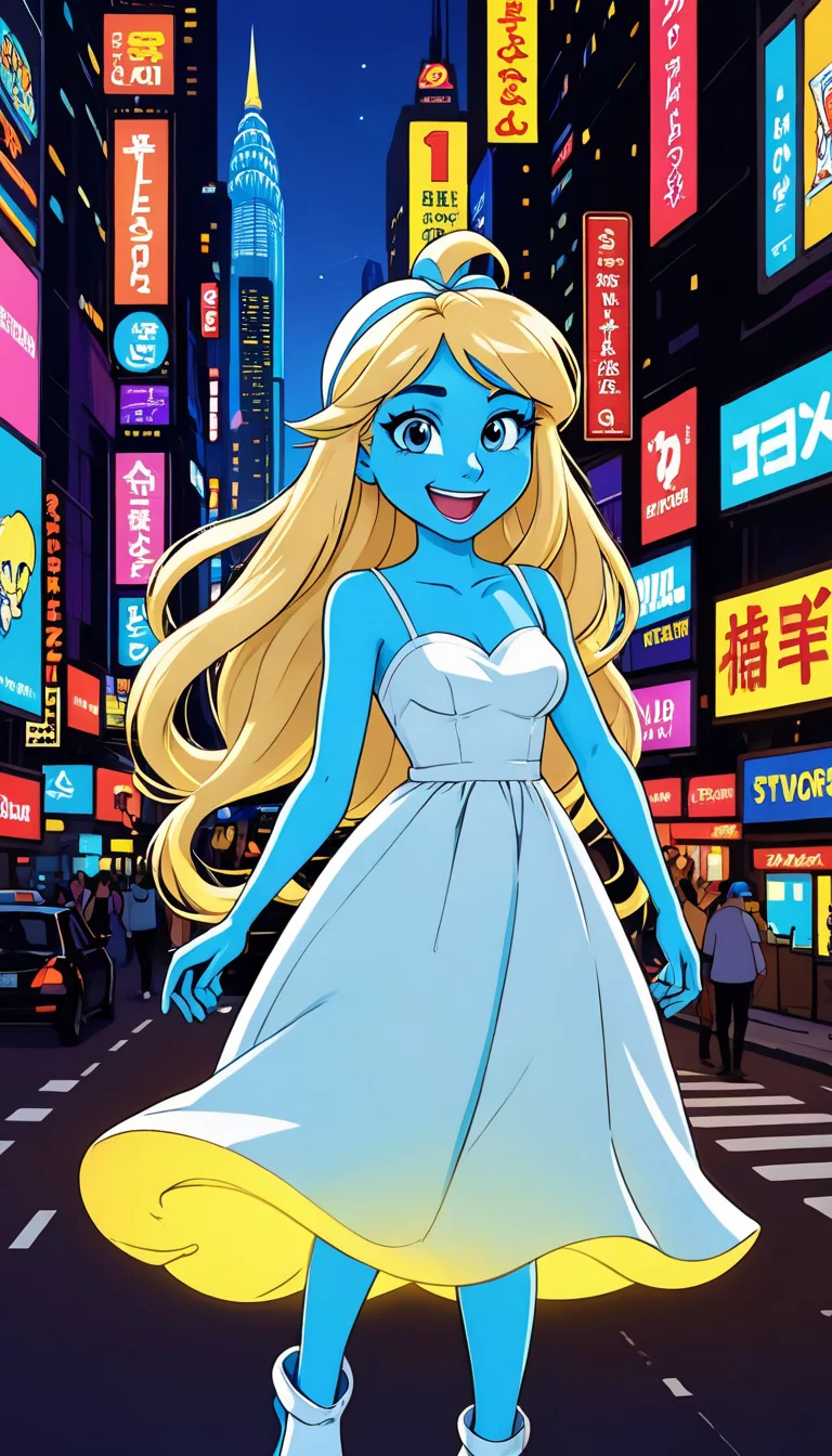 Chat with AI character: Smurfette