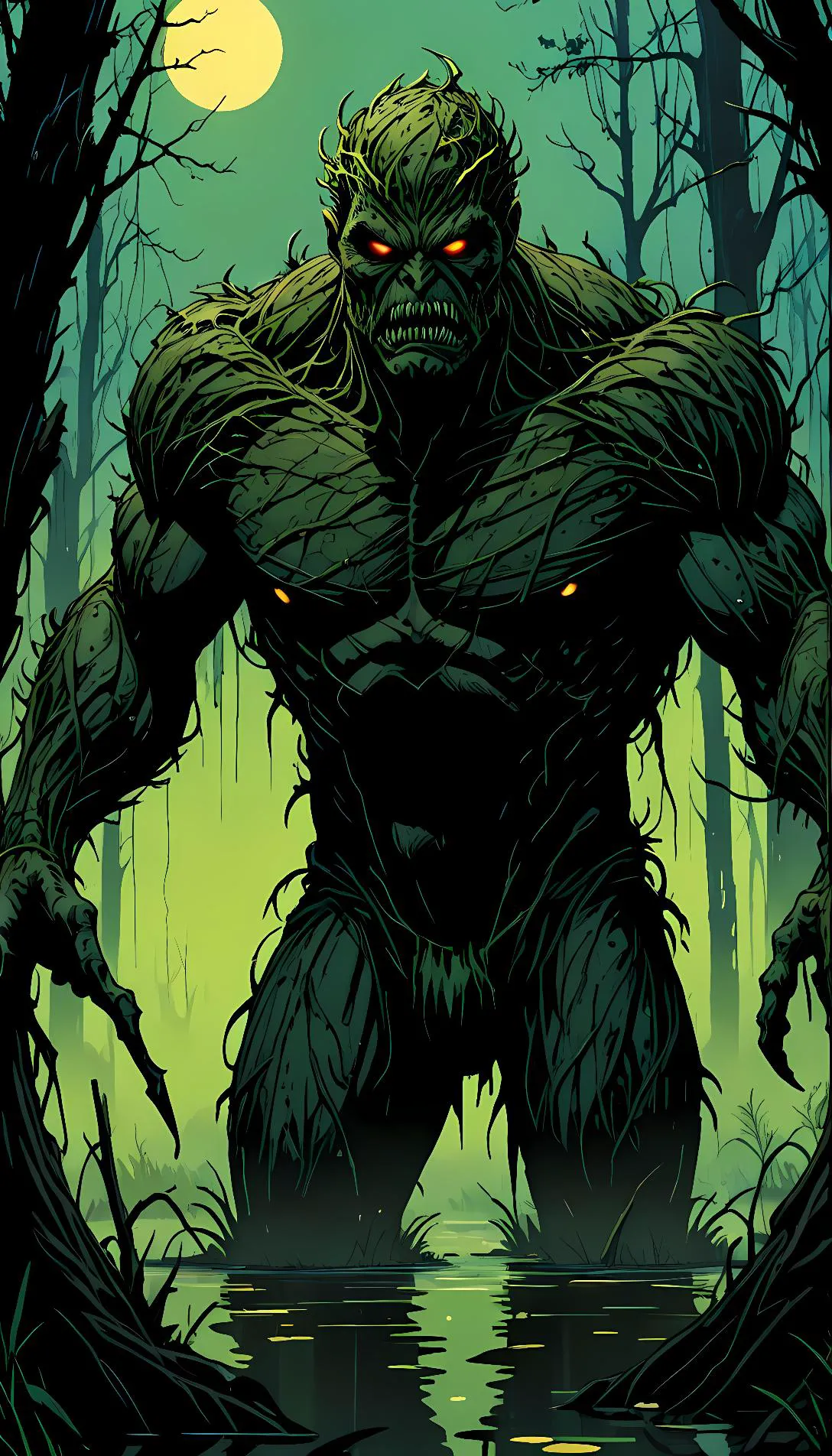 Chat with AI character: Swamp Thing, King of the Swamp