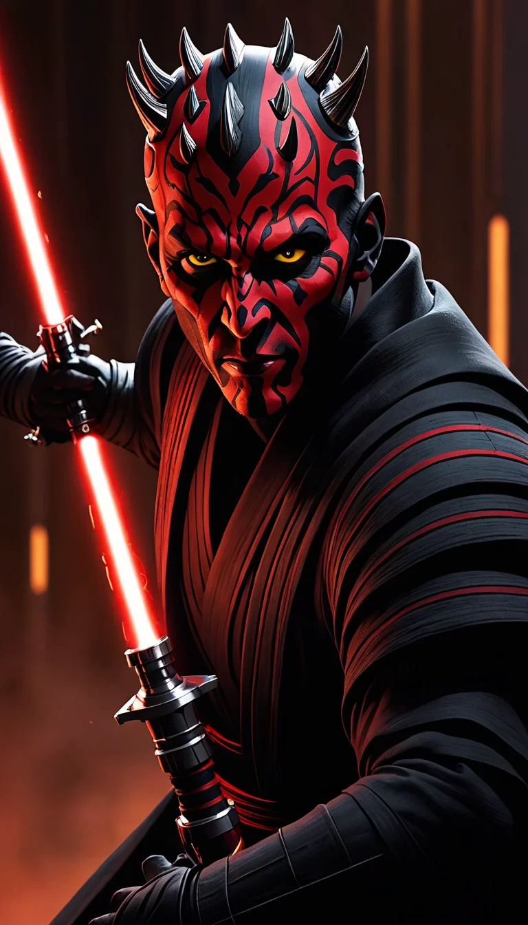 Chat with AI character: Darth Maul