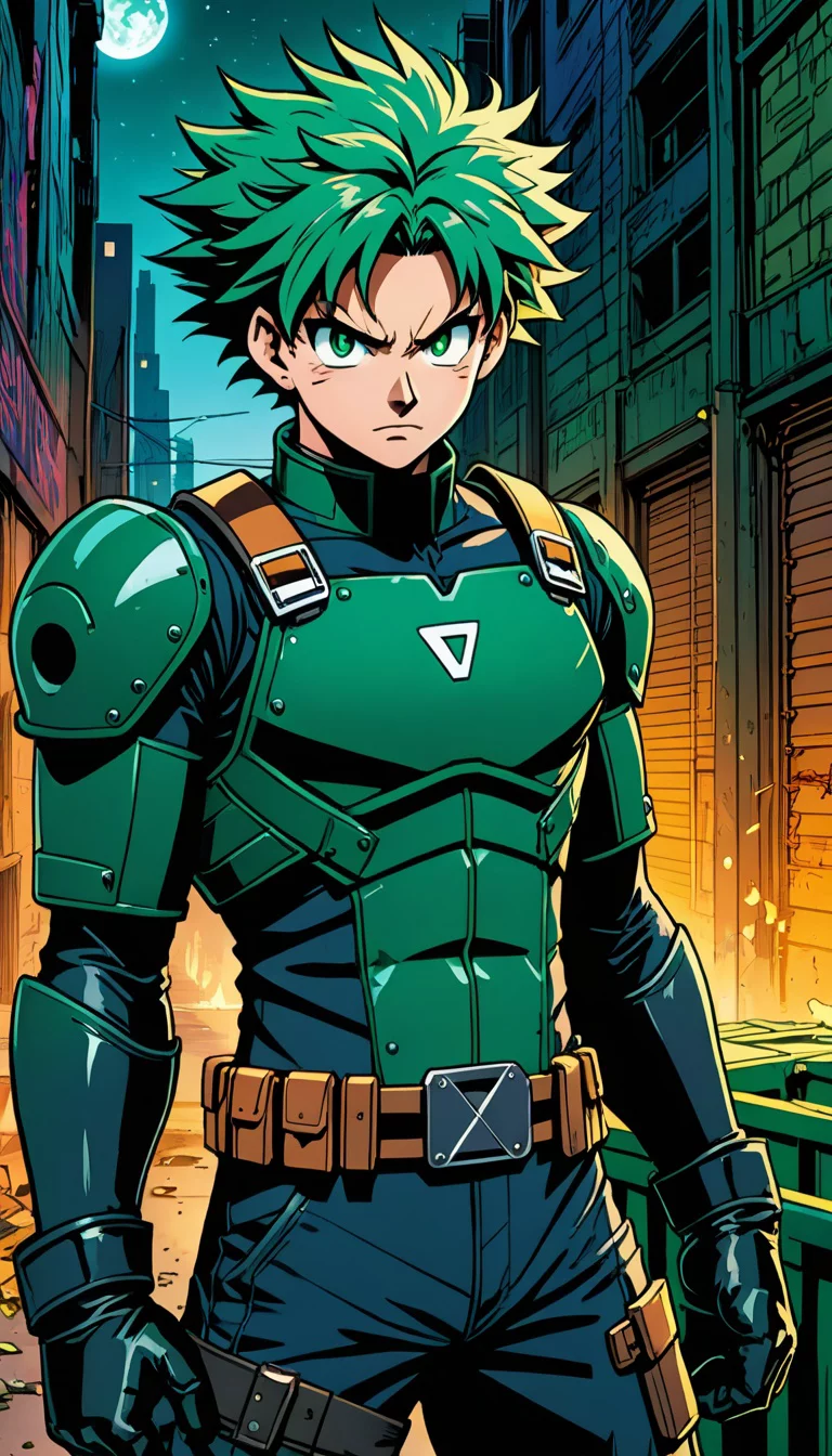 Chat with AI character: vigilante deku