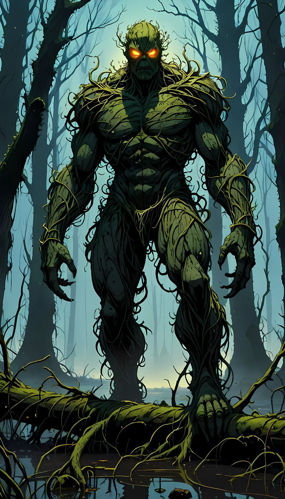 Chat with AI character: Swamp Thing