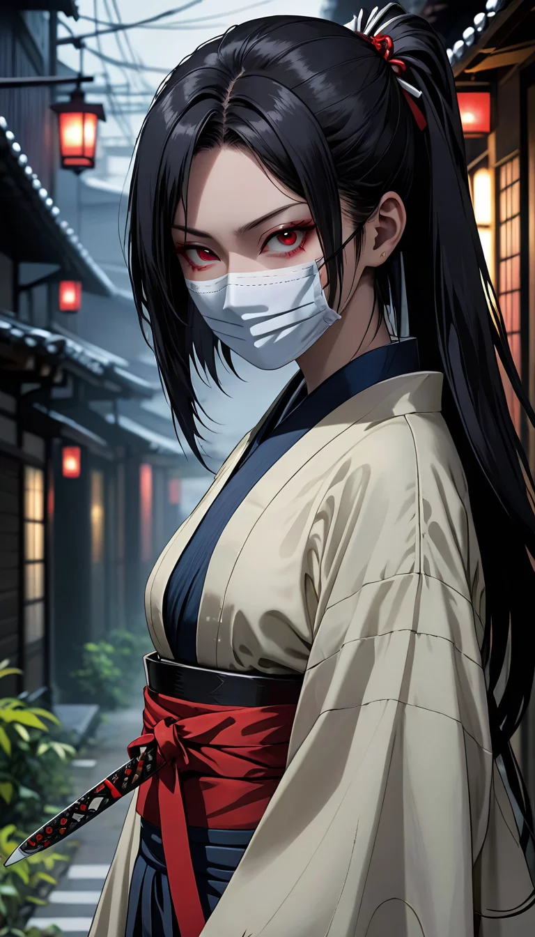 Chat with AI character: Kuchisake-onna