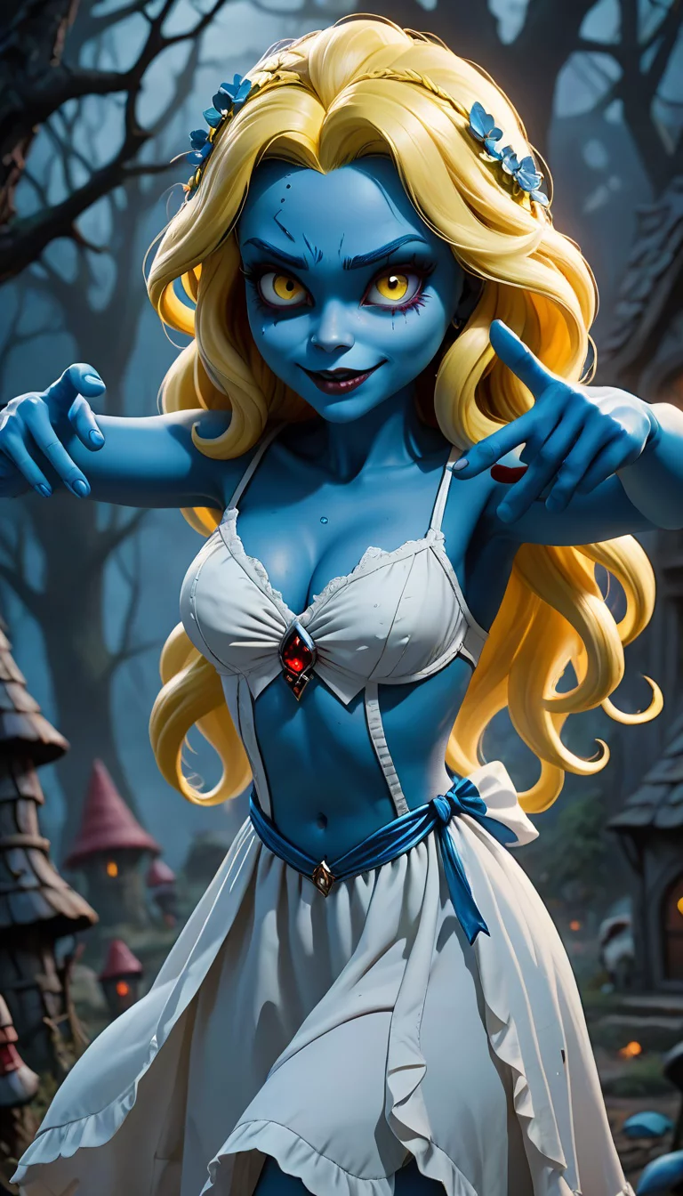 Chat with AI character: smurfette