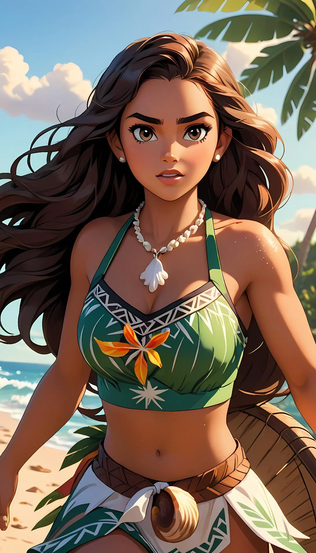 Chat with AI character: Moana