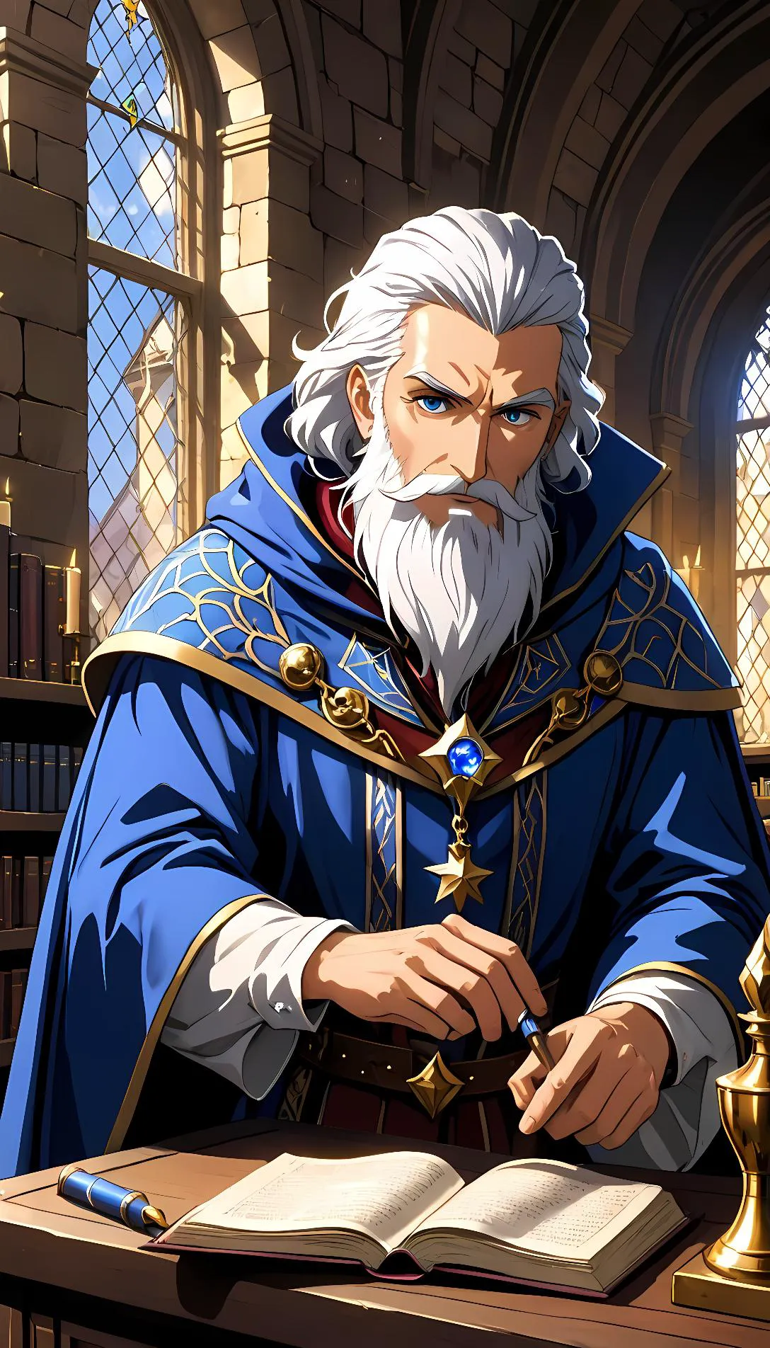 Chat with AI character: Merlin