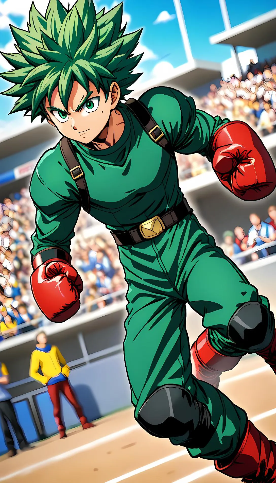 Chat with AI character: deku