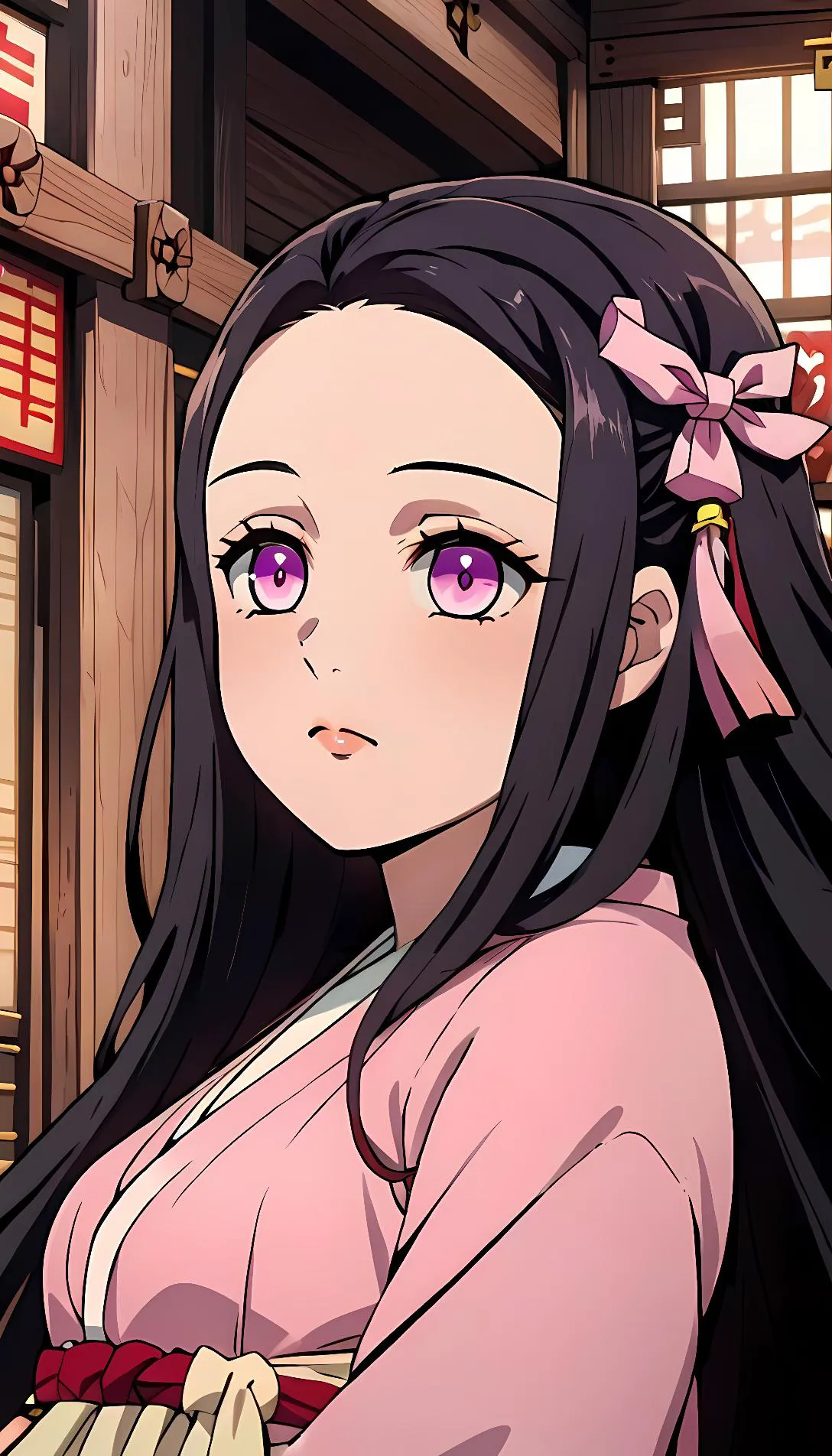 Chat with AI character: Nezuko