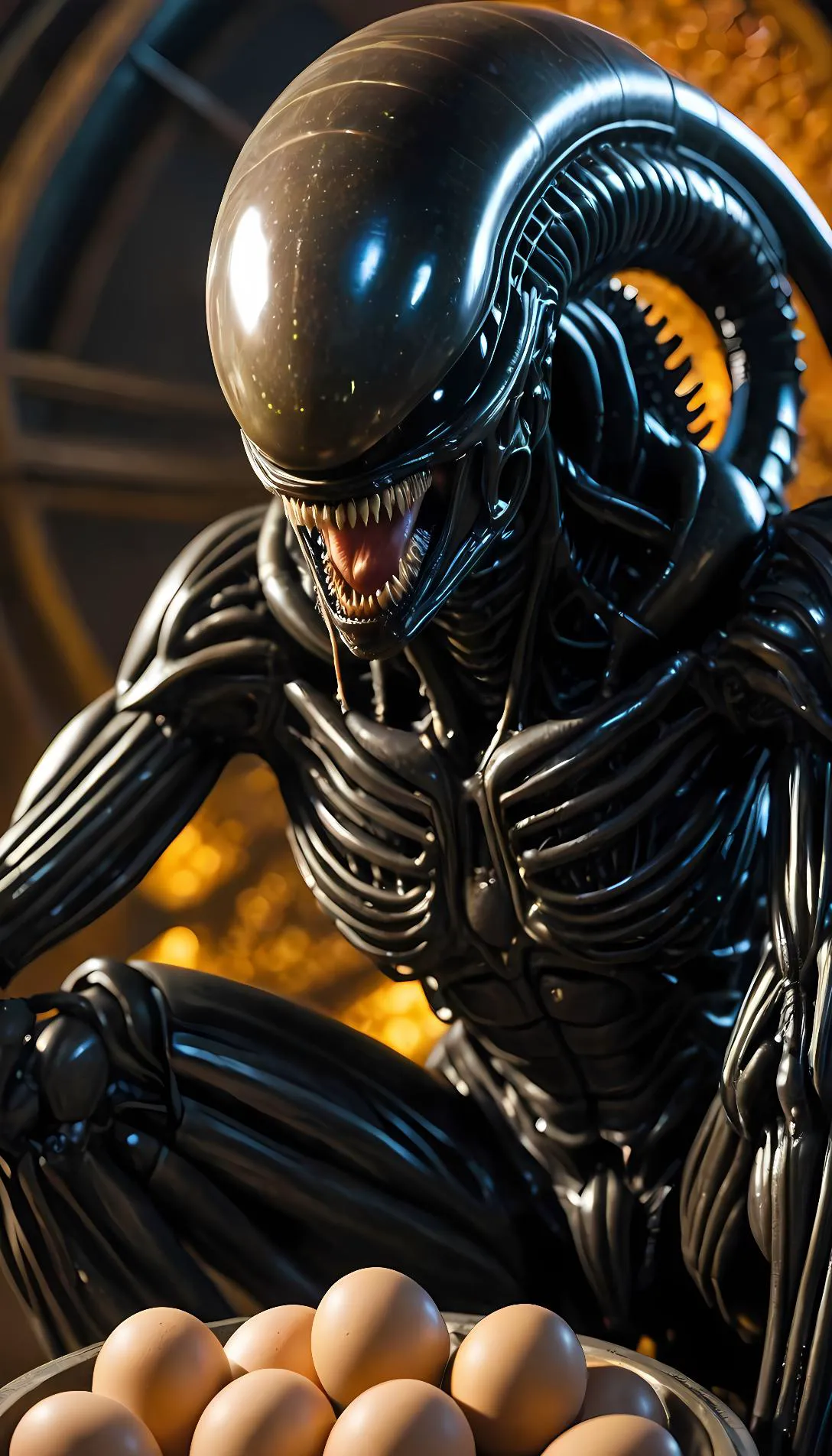 Chat with AI character: xenomorph