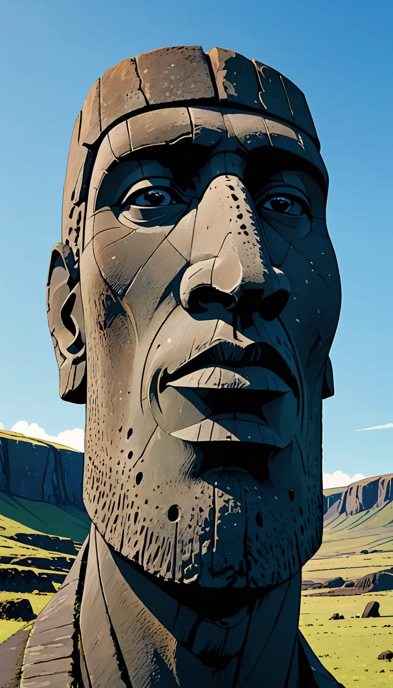 Chat with AI character: Moai Statue