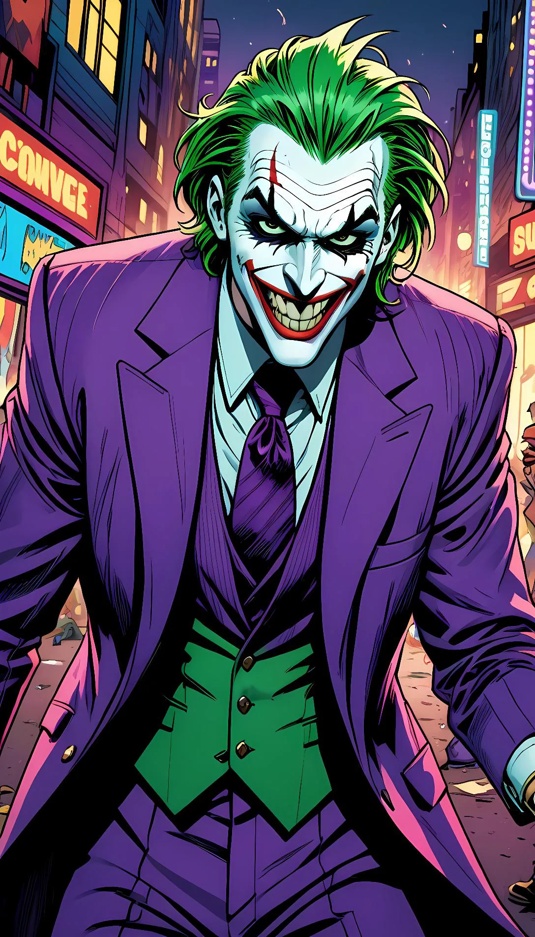 Chat with AI character: The Joker