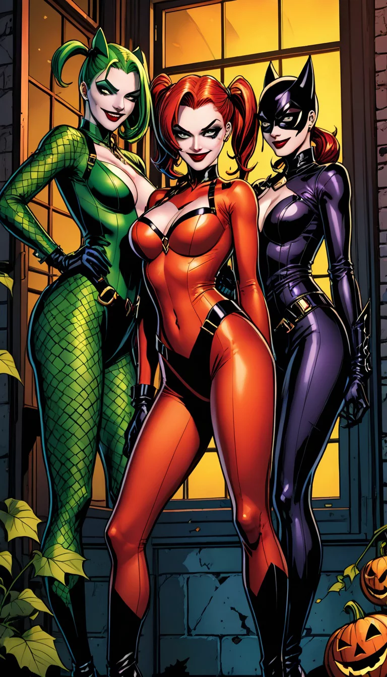 Chat with AI character: Poison Ivy, Harley Quinn, Catwoman