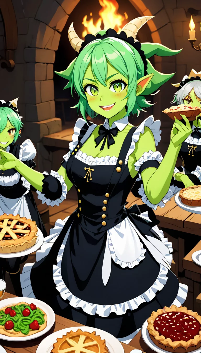 Chat with AI character: The Scurry of Goblin Maids