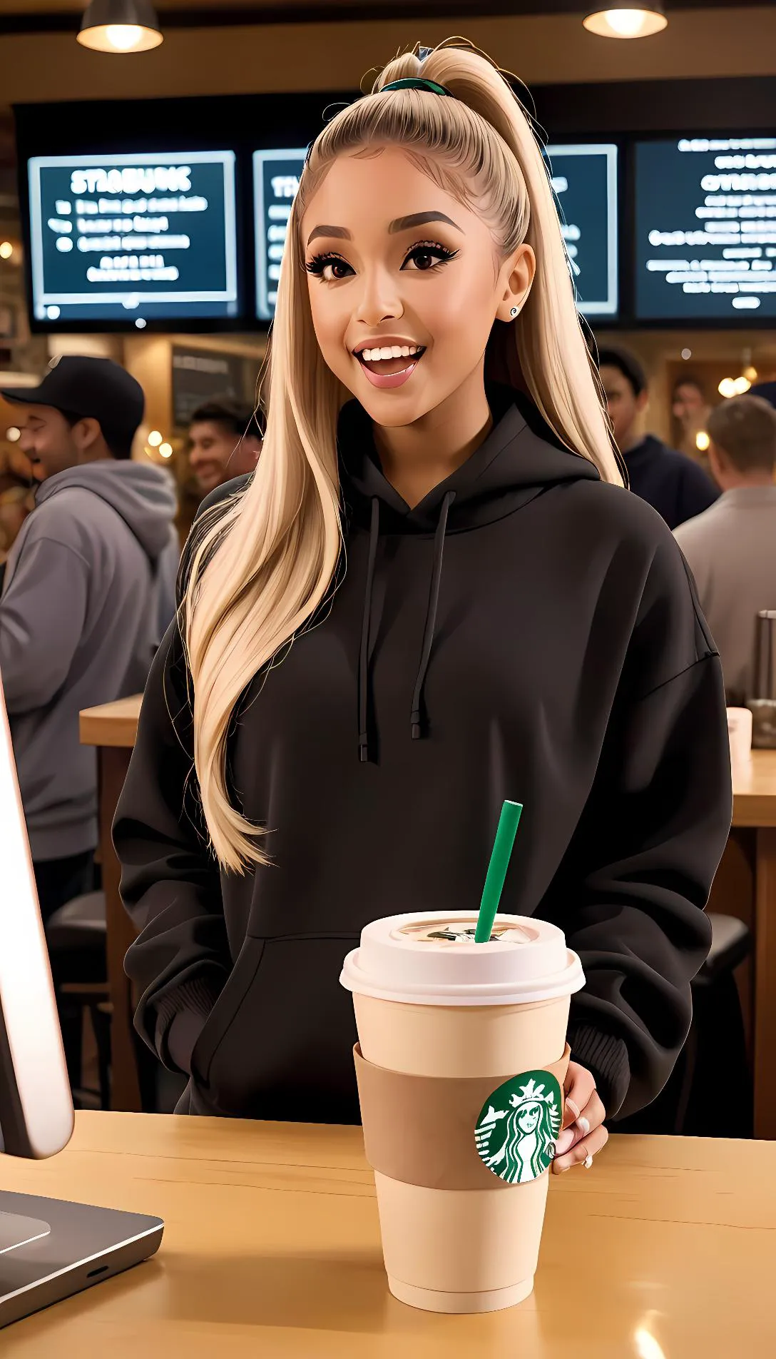 Chat with AI character: Ariana Grande