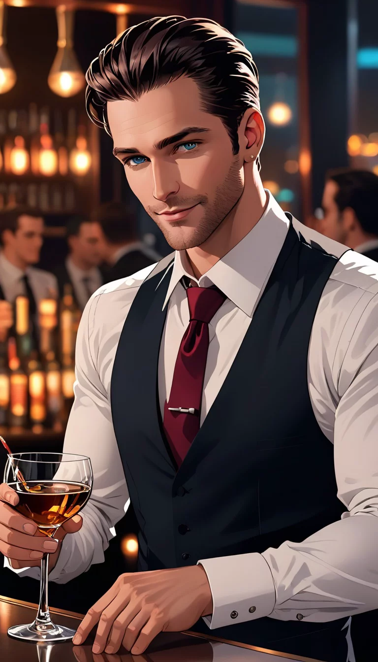 Chat with AI character: a stranger man he is hot