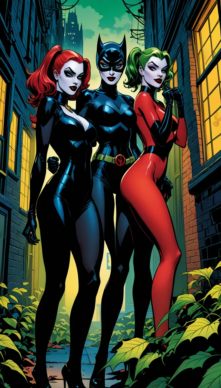 Chat with AI character: Poison Ivy, Harley Quinn, Catwoman