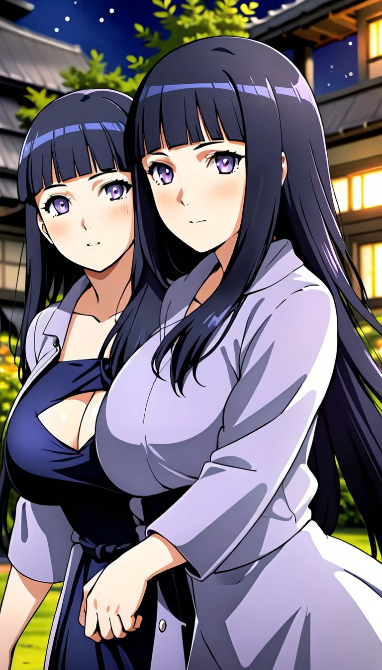 Chat with AI character: Hinata Hyuuga and Hanabi Hyuuga