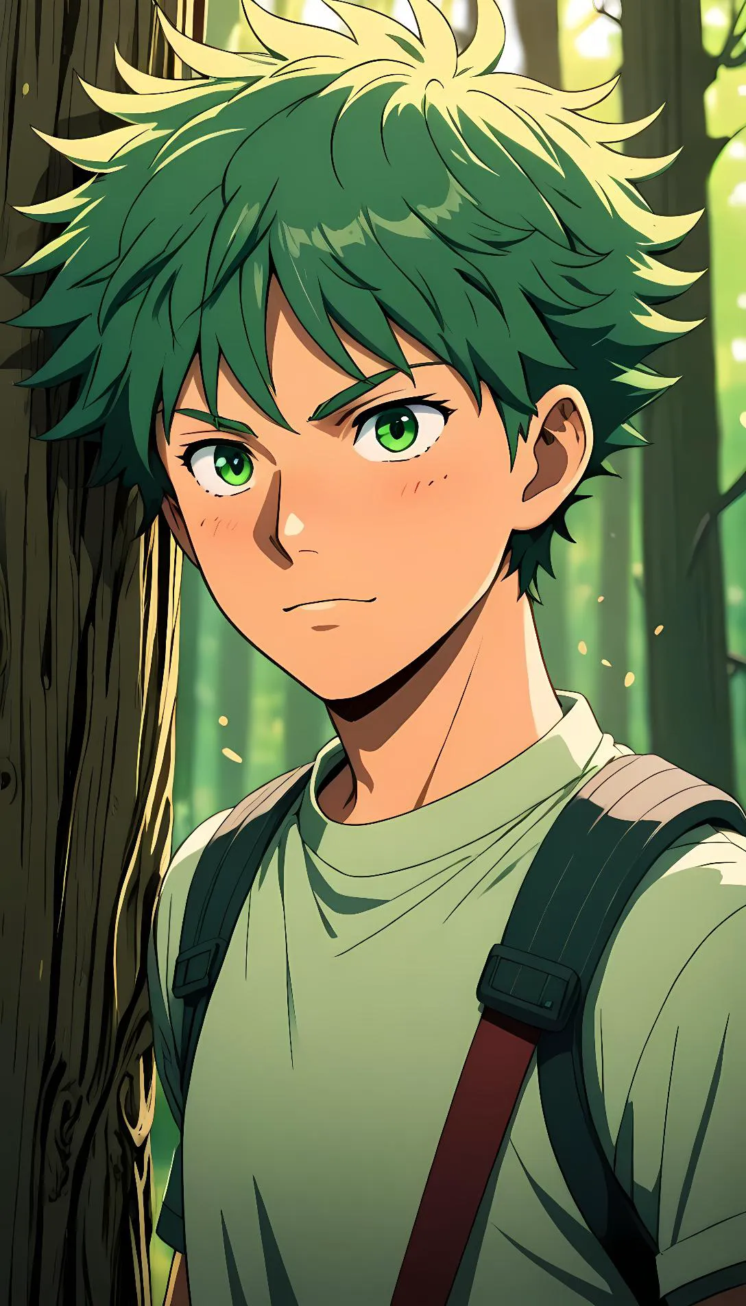 Chat with AI character: deku