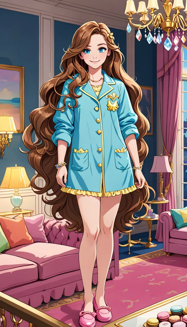 Chat with AI character: Big sister sleepover