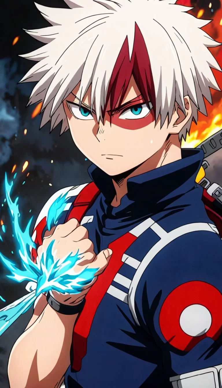 Chat with AI character: Katsuki Bakugo and Shoto Todoroki