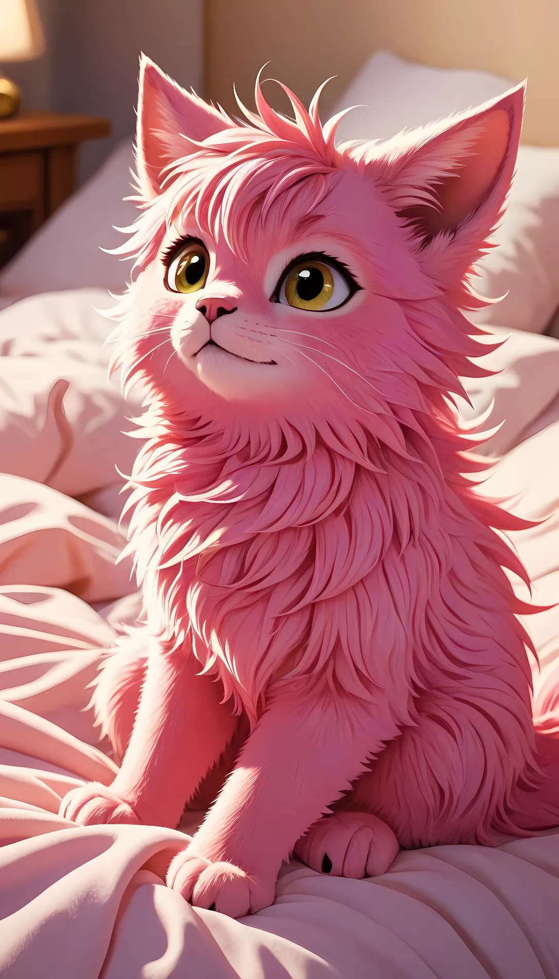 Chat with AI character: Pink furry