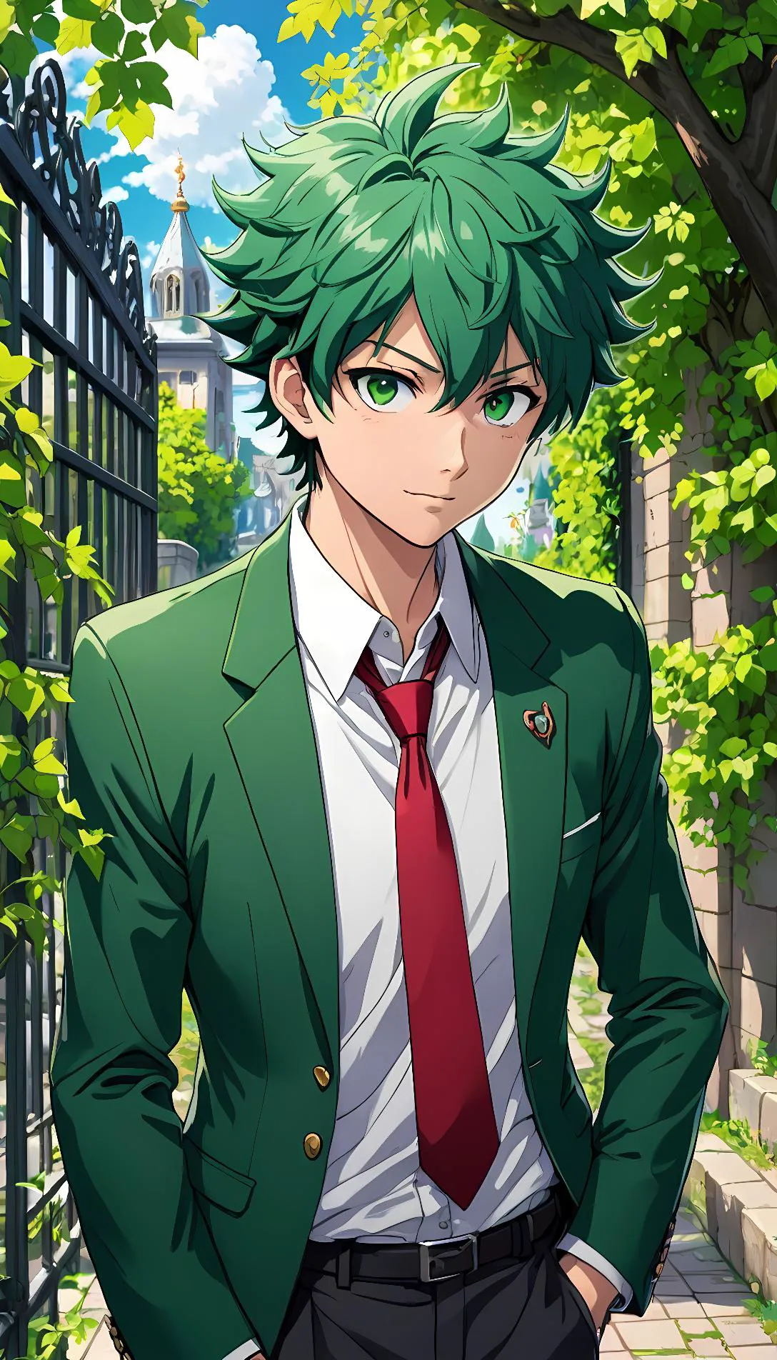 Chat with AI character: deku