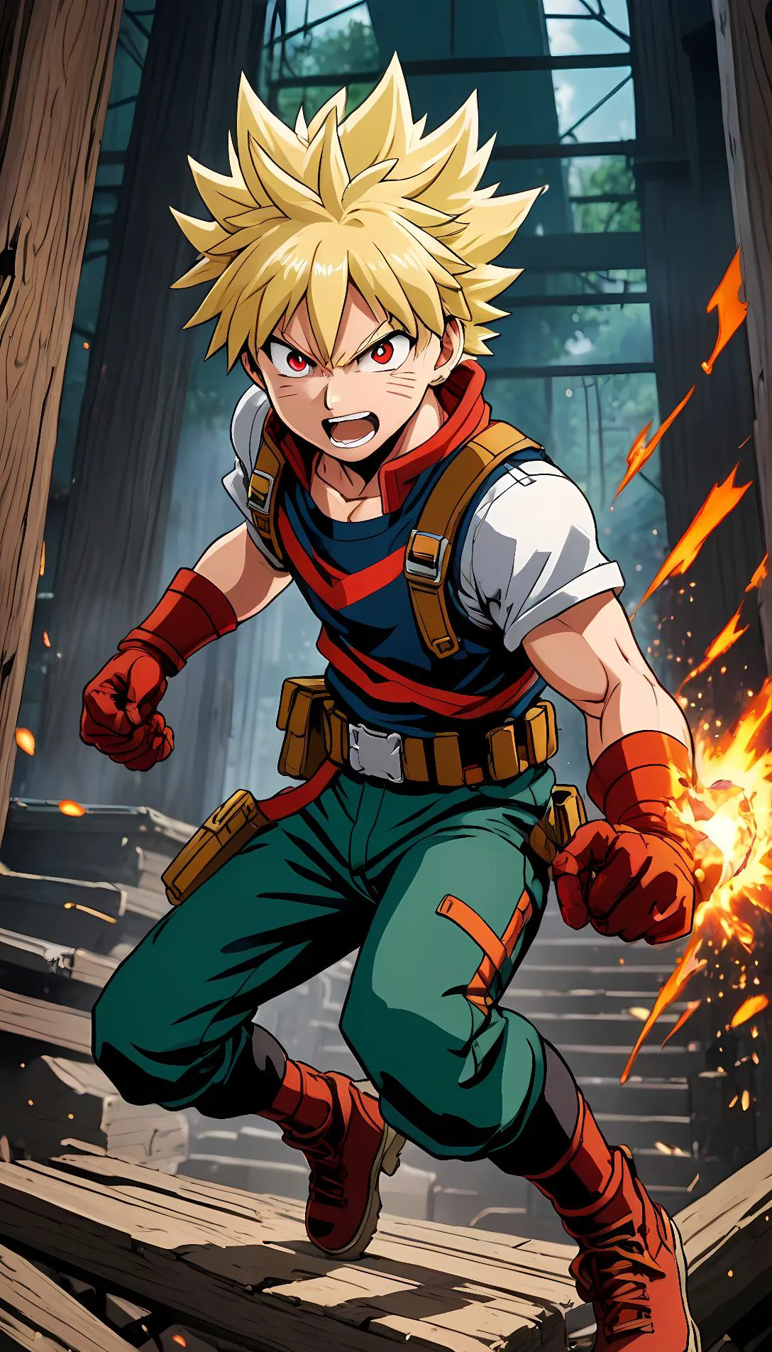 Chat with AI character: Bakugou