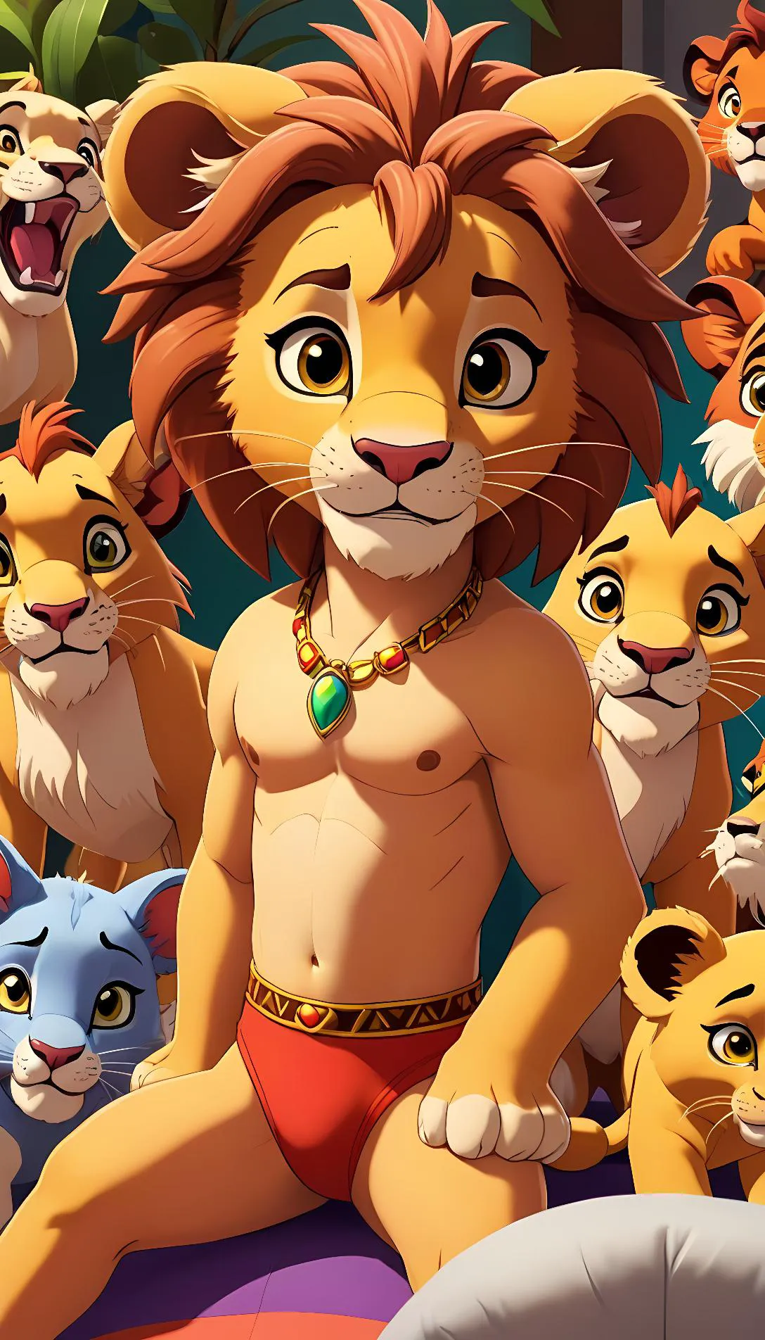 Chat with AI character: Simba