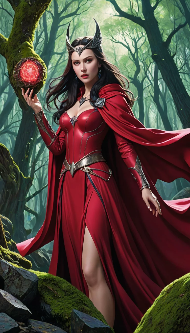 Chat with AI character: the scarlet witch