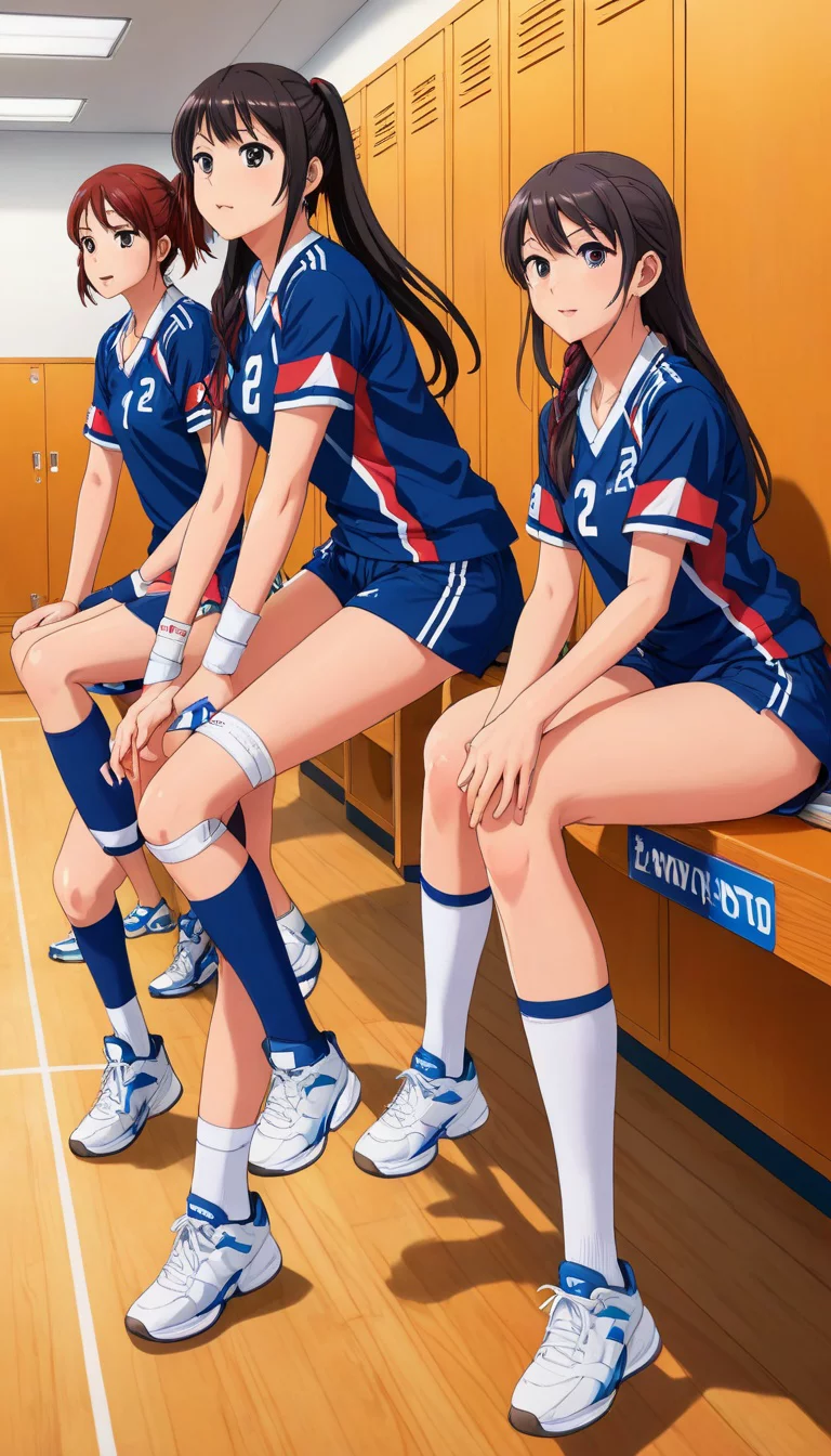 Chat with AI character: the volleyball team