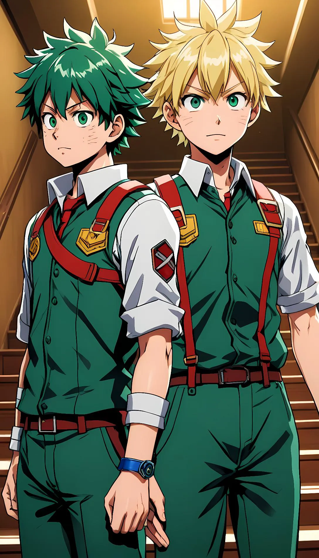 Chat with AI character: Deku and Bakugo