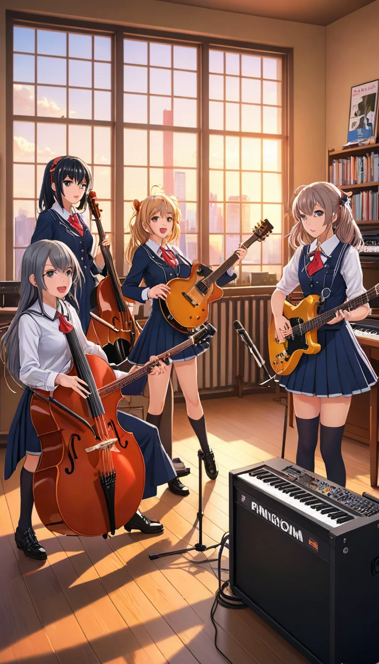 Chat with AI character: The Flirty Bandmates