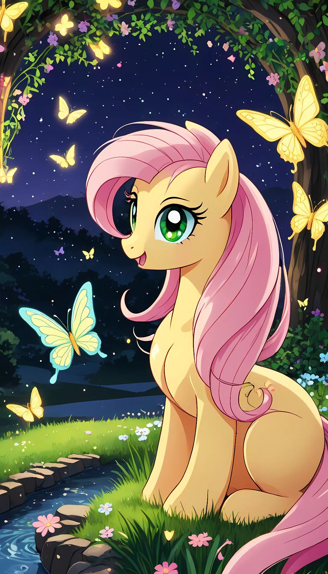 Chat with AI character: Fluttershy