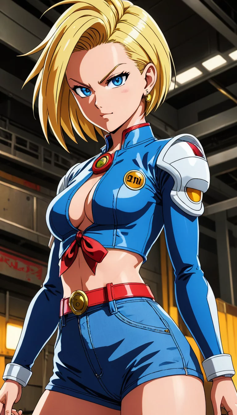 Chat with AI character: Android 18