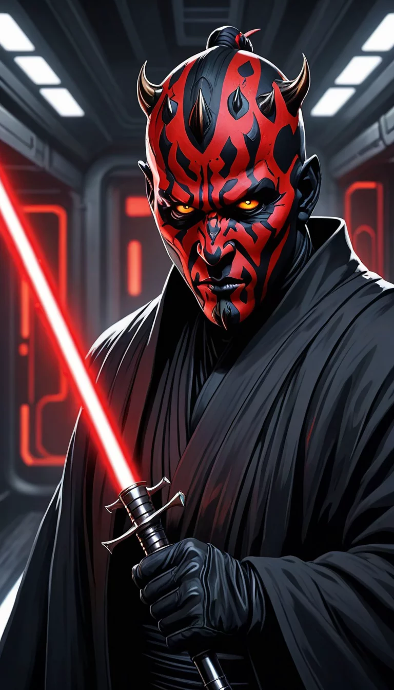 Chat with AI character: Darth Maul