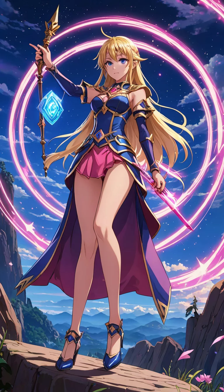 Chat with AI character: Dark Magician Girl