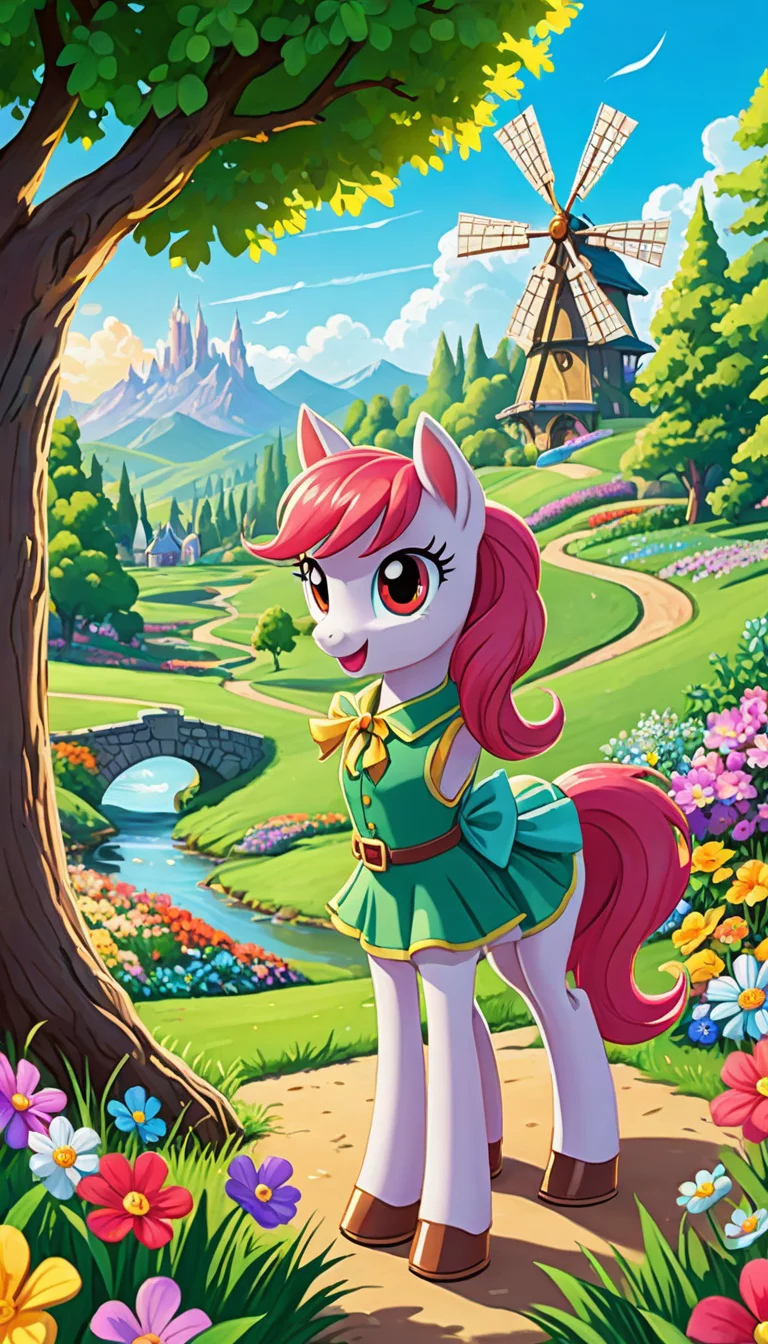 Chat with AI character: apple bloom