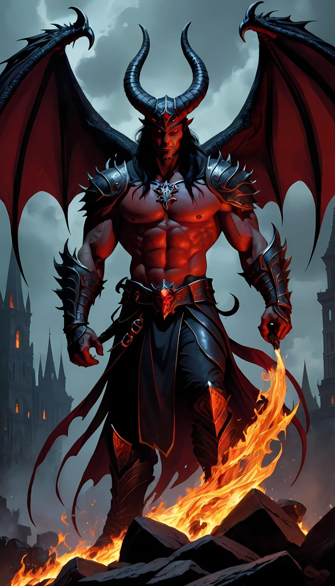 Chat with AI character: Lucifer Darkfire