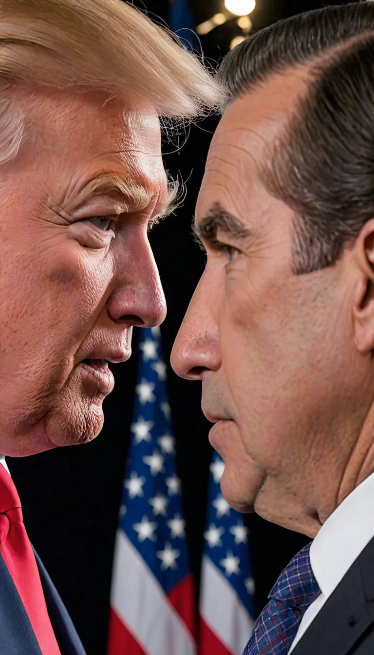 Chat with AI character: Trump versus Nixon in an argument a politics.