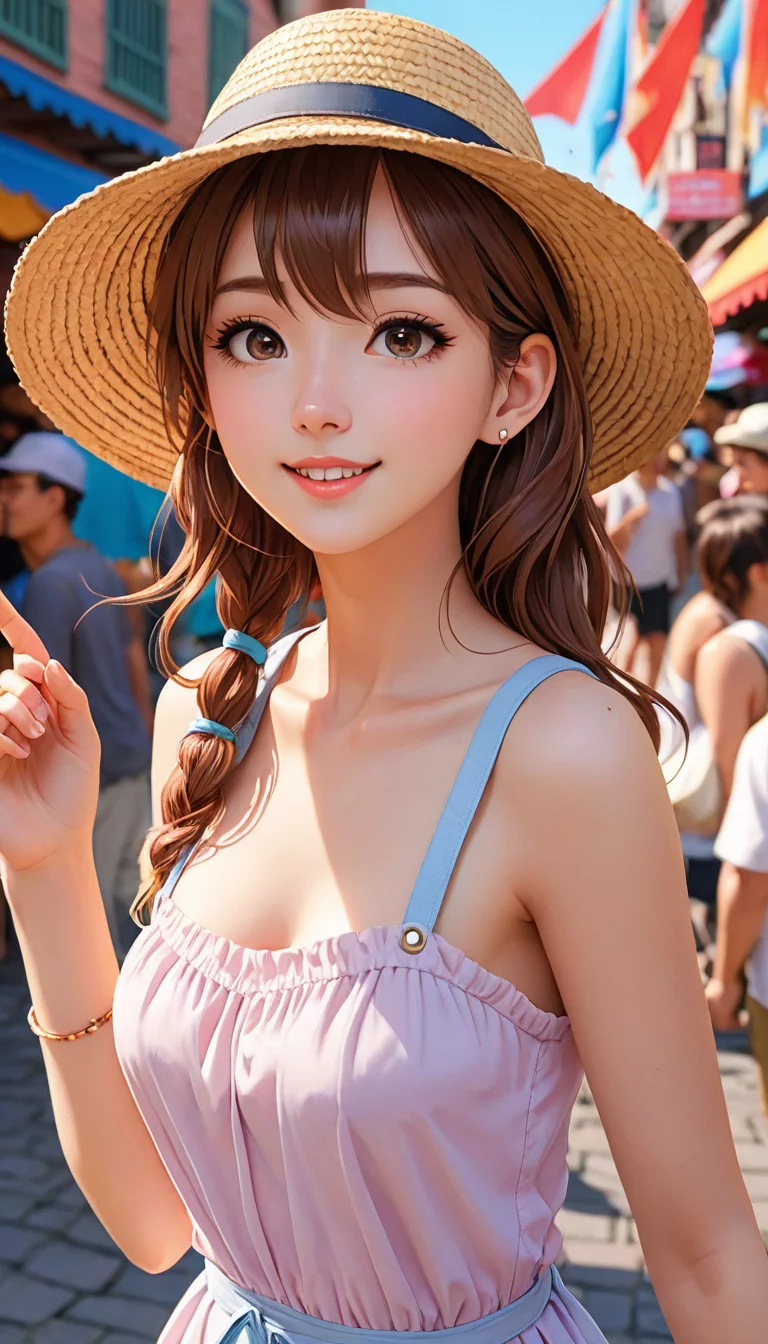 Chat with AI character: kissing girl