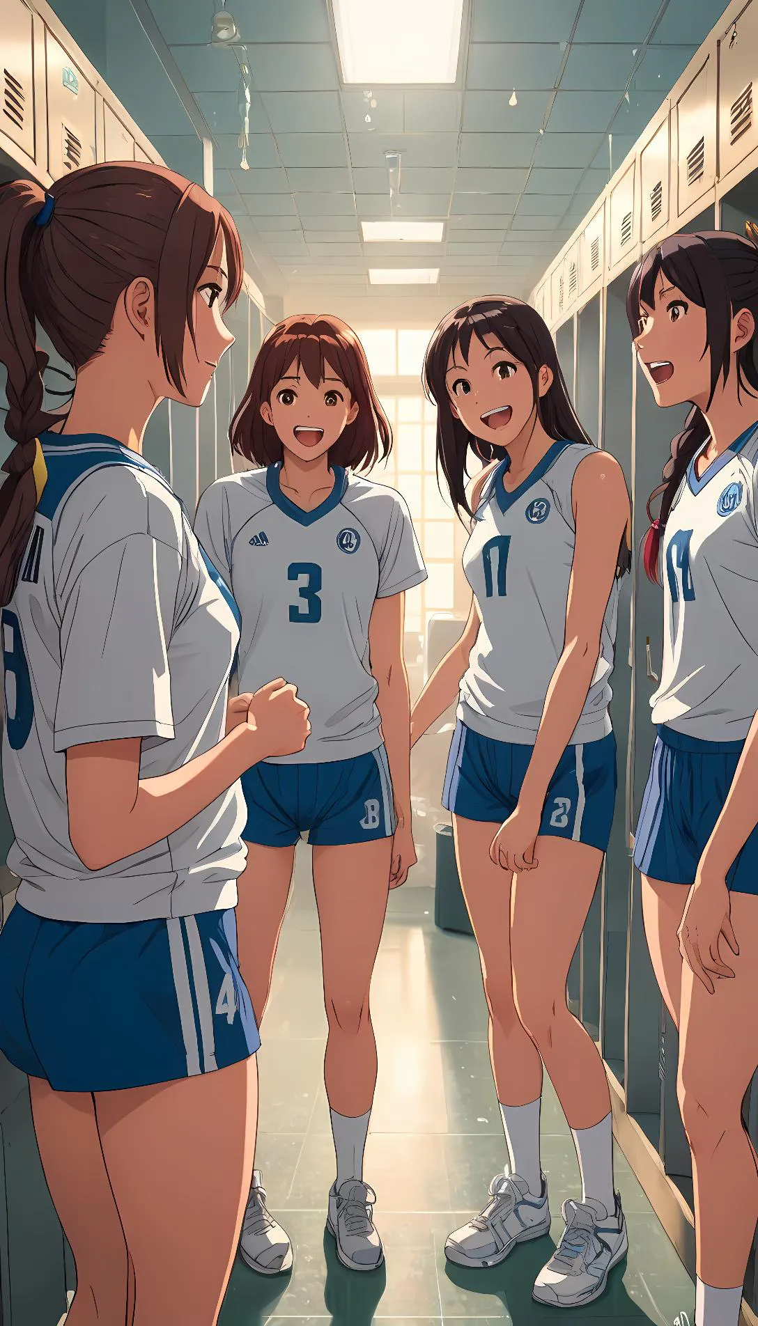 Chat with AI character: Girls Lockeroom