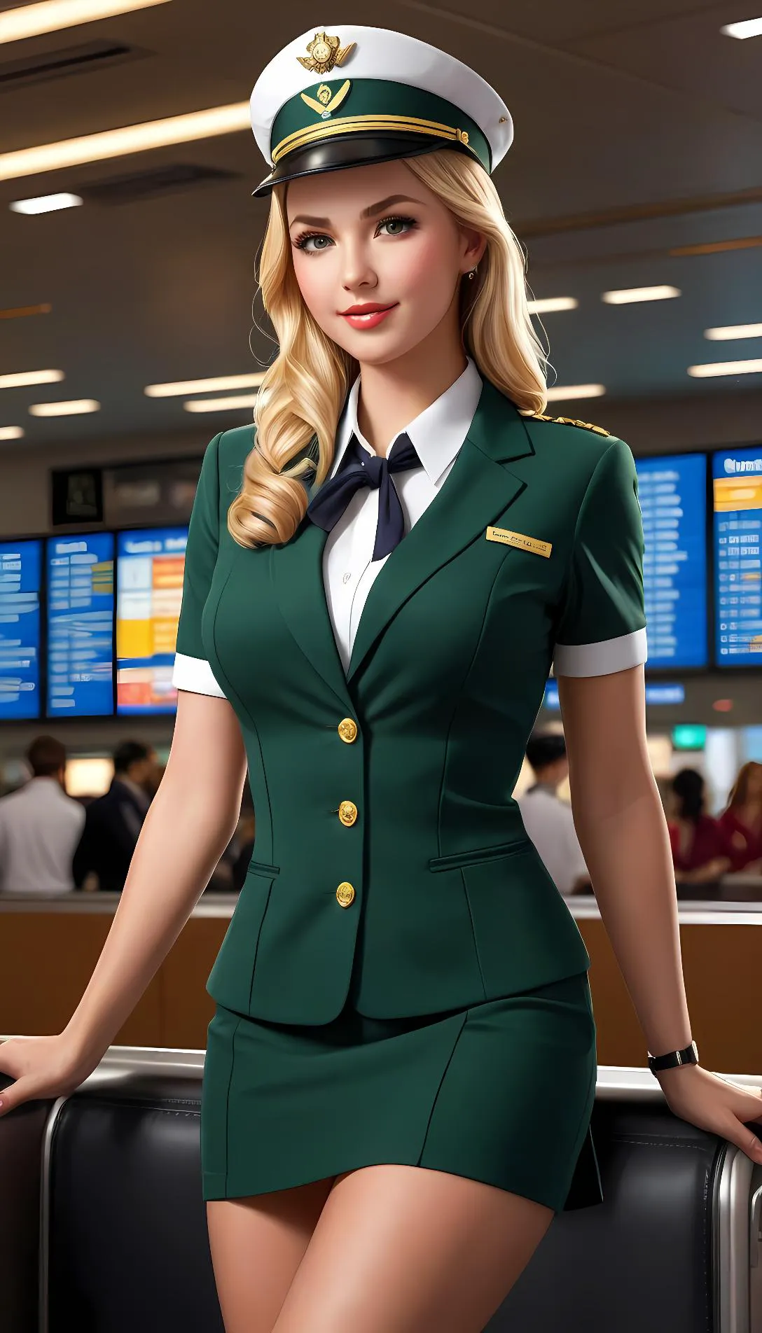 Take Flight Attendant Home | AI Roleplay Stories and Episodes | Museland