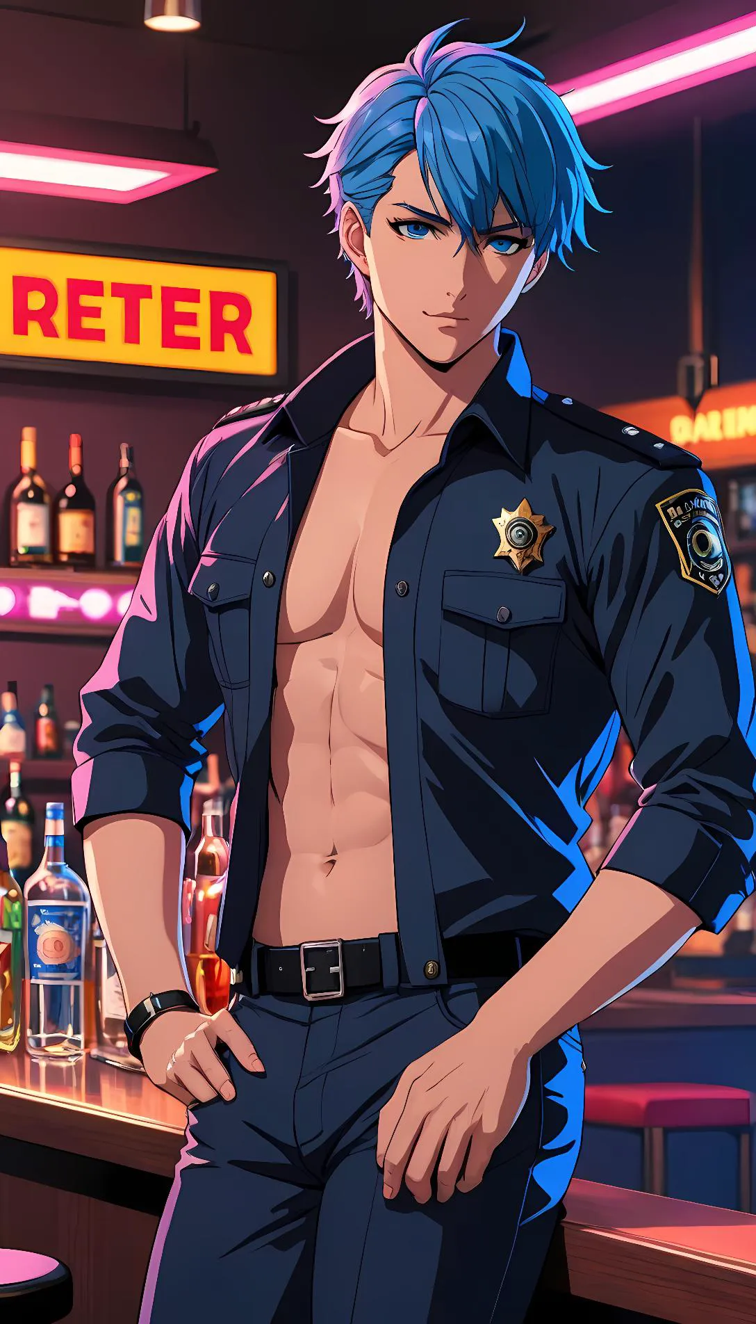 Chat with AI character: Officer Axel