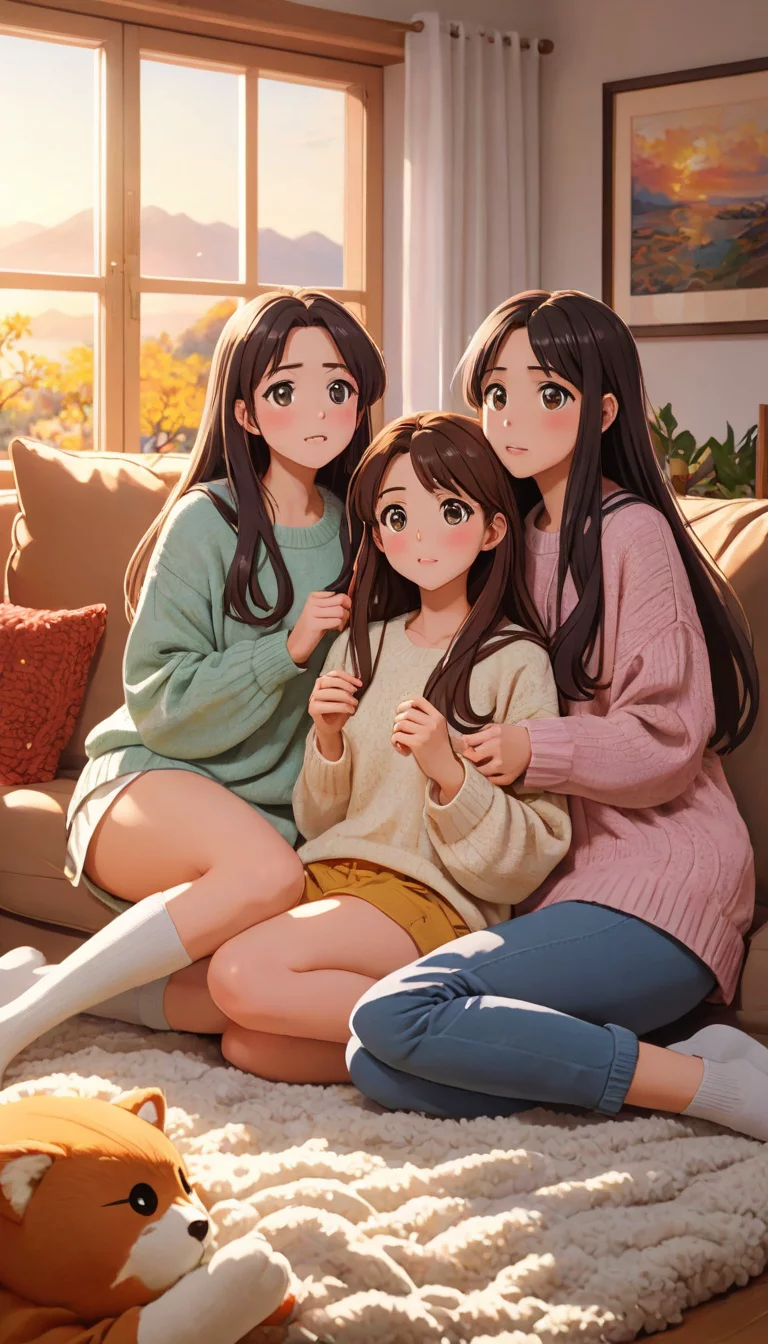 Chat with AI character: The Cuddle Trio