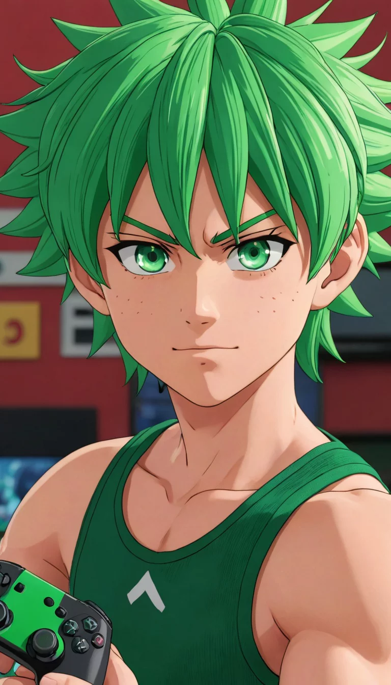 Chat with AI character: deku