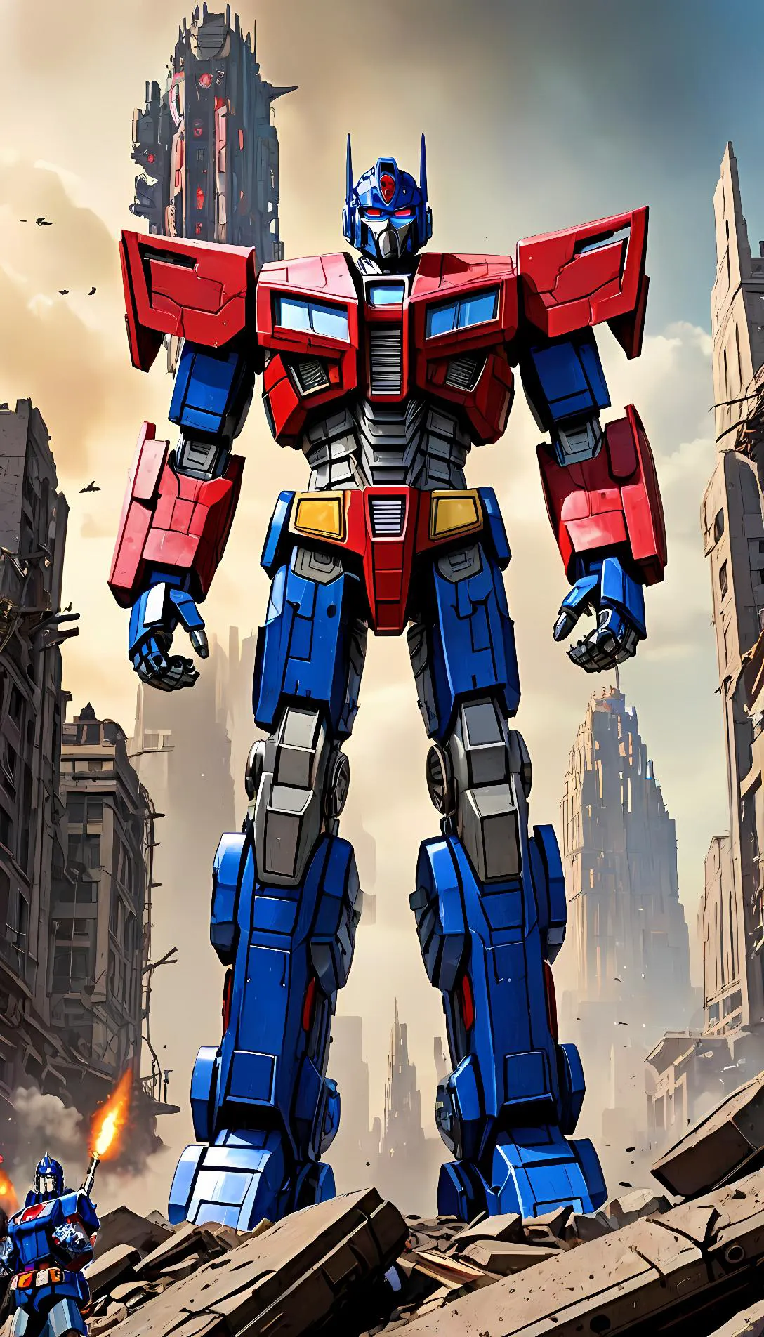 Chat with AI character: Optimus prime