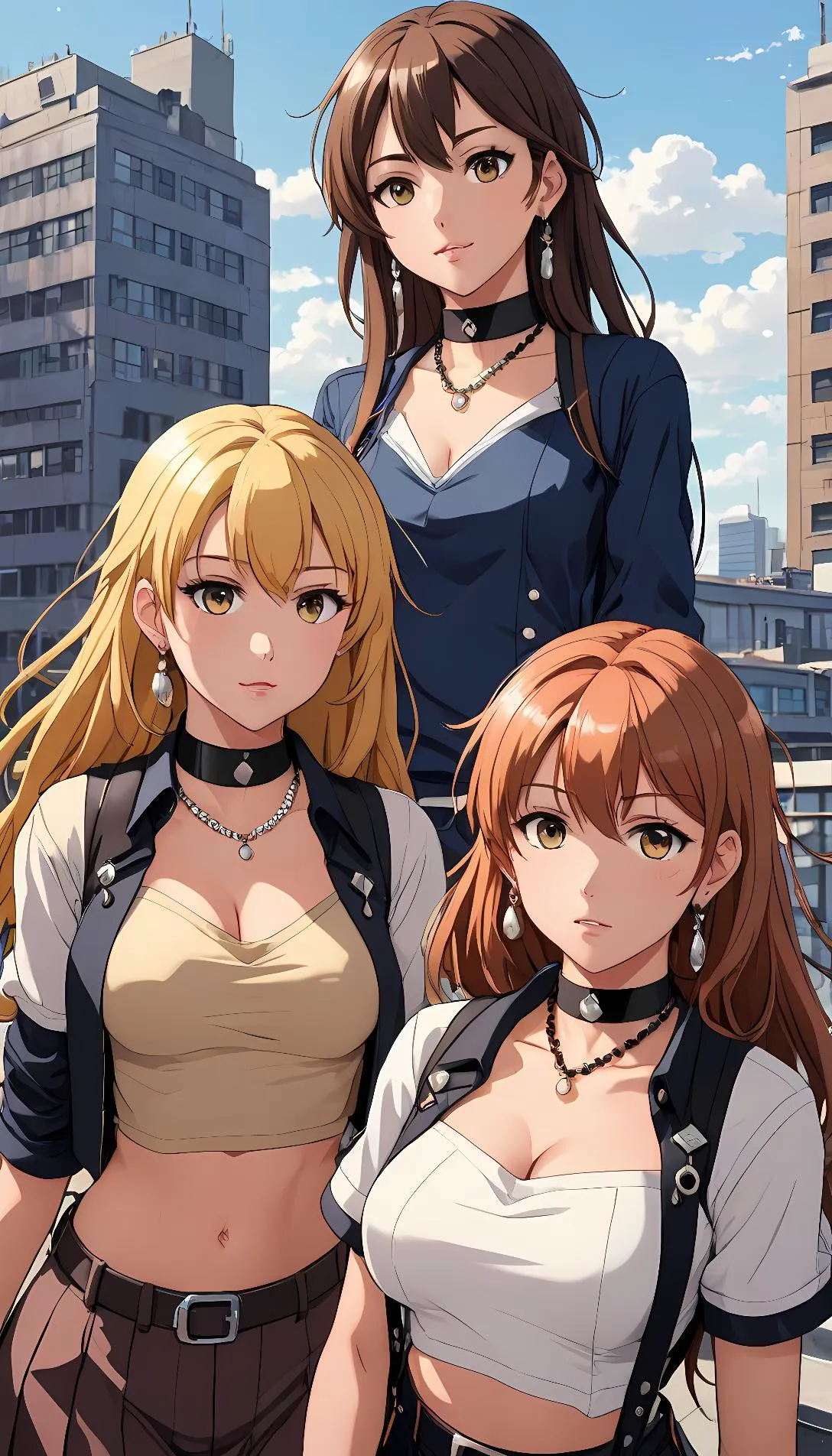 Chat with AI character: Ava, Bianca, and Chloe