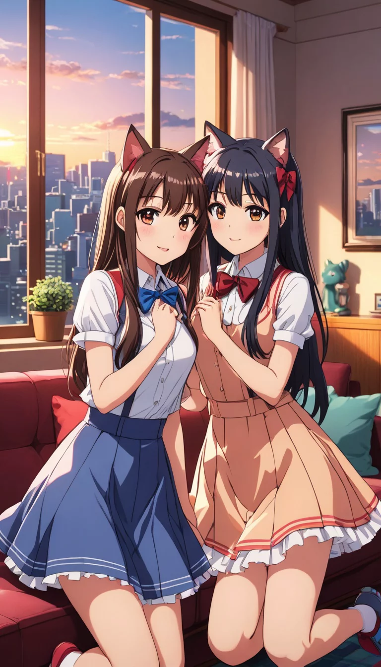 Chat with AI character: Mia and Mio