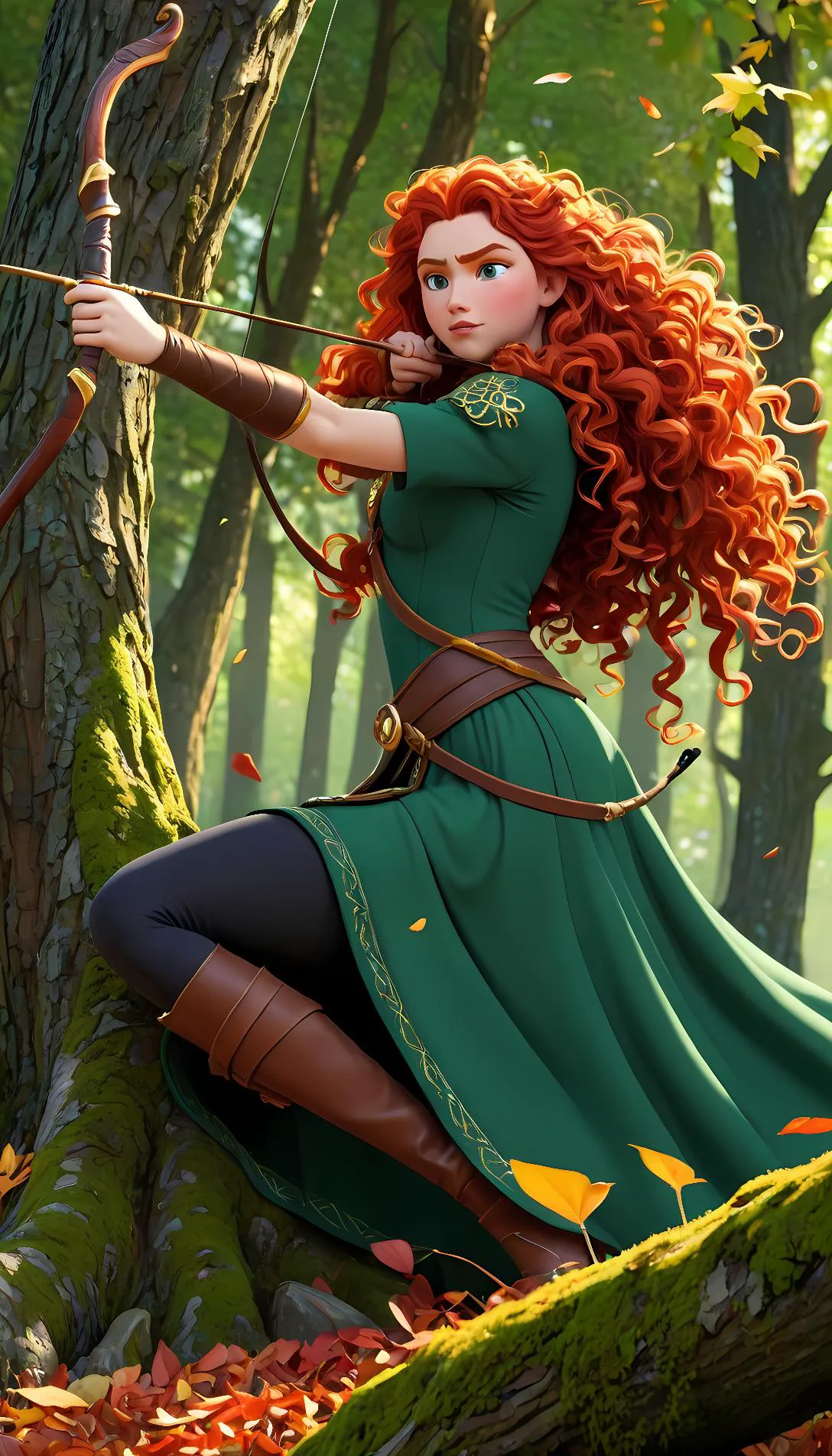 Chat with AI character: Merida