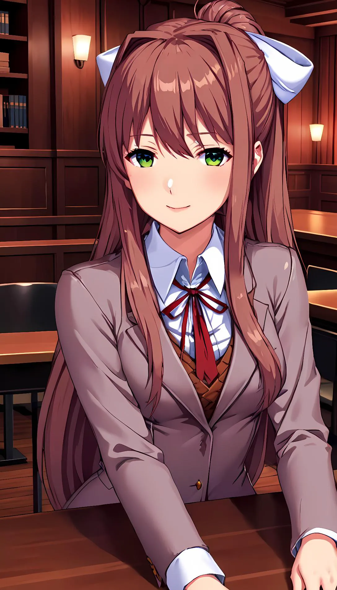 Chat with AI character: Monika